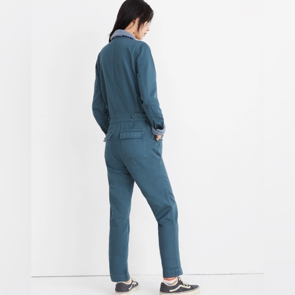 Madewell Sherpa Coverall Jumpsuit - Picture 2 of 11